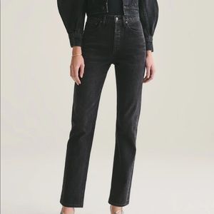 AGOLDE Lana Mid Rise Straight Leg In Haywire